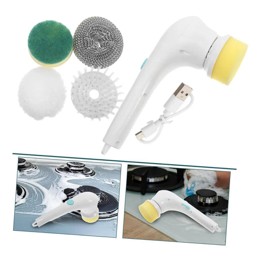 ScrubBot Pro — 5-in-1 Electric Spin Scrubber